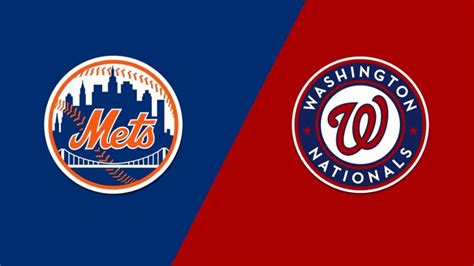 New York Mets and Washington Nationals play in game 2 of series